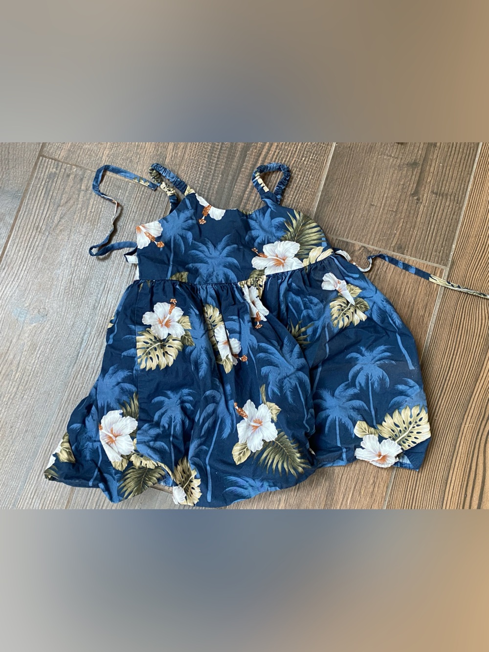 Hawaiian Floral Dress- 3T